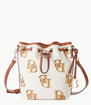 Beige Dooney And Bourke Monogram Small Women's Crossbody Bags | 38PQGTAHF