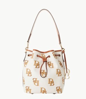 Beige Dooney And Bourke Monogram Women's Shoulder Bags | 28DTECGZS