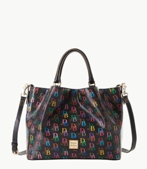 Black Dooney And Bourke DB75 Multi Brenna Women's Satchel Bags | 20JMGVXAN