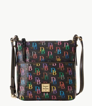 Black Dooney And Bourke DB75 Multi Letter Carrier Women's Crossbody Bags | 92EPFZGUB