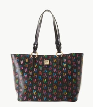 Black Dooney And Bourke DB75 Multi Nelly Women's Tote Bags | 86IBGAMZS