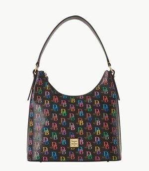 Black Dooney And Bourke DB75 Multi Women's Hobo Bag | 52WFUNPSI