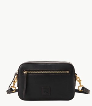 Black Dooney And Bourke Florentine Camera Zip Women's Crossbody Bags | 06CXDRKTV