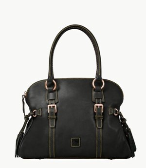 Black Dooney And Bourke Florentine Domed Women's Satchel Bags | 39YJNERKH