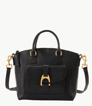 Black Dooney And Bourke Florentine Naomi Women's Satchel Bags | 36OCBJYFE