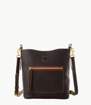 Black Dooney And Bourke Florentine Ridley Women's Crossbody Bags | 73MUPQCFT