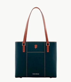 Black Dooney And Bourke MLB Giants Small Lexington Women's Tote Bags | 04FTPLNAR