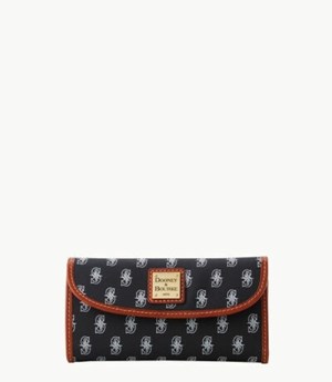 Black Dooney And Bourke MLB Mariners Continental Women's Clutch Bag | 94GTQSVUN