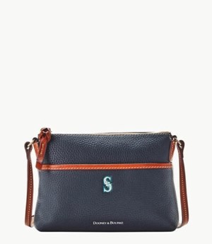 Black Dooney And Bourke MLB Mariners Ginger Women's Crossbody Bags | 60GEVYJUN