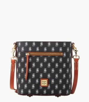 Black Dooney And Bourke MLB Mariners Small Zip Women's Crossbody Bags | 52MKQPJUT