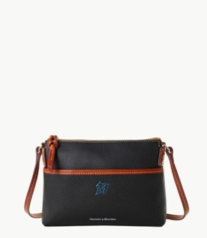 Black Dooney And Bourke MLB Marlins Ginger Women's Crossbody Bags | 68NYTSHJG