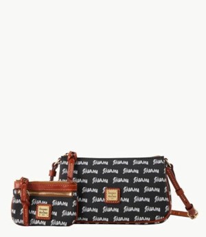 Black Dooney And Bourke MLB Marlins Lexi Women's Crossbody Bags | 26LVFQIPC