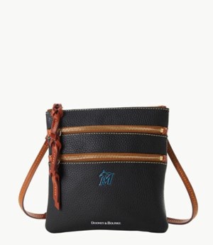 Black Dooney And Bourke MLB Marlins Women's Crossbody Bags | 50LABOGQX