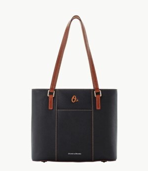 Black Dooney And Bourke MLB Orioles Small Lexington Women's Tote Bags | 20MCZLHQJ