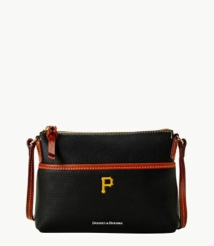 Black Dooney And Bourke MLB Pirates Ginger Women's Crossbody Bags | 90GMJNEQY