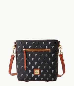 Black Dooney And Bourke MLB Pirates Small Zip Women's Crossbody Bags | 04RJVOEWC