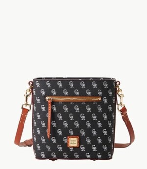 Black Dooney And Bourke MLB Rockies Small Zip Women's Crossbody Bags | 75REFOGJQ