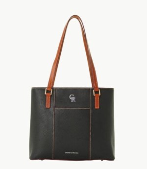 Black Dooney And Bourke MLB Rockies Small Lexington Women's Tote Bags | 85QKWBVMP