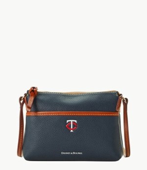 Black Dooney And Bourke MLB Twins Ginger Women's Crossbody Bags | 81JLPGXBD