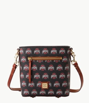 Black Dooney And Bourke NCAA Ohio State Small Zip Women's Crossbody Bags | 56XCNWHDG