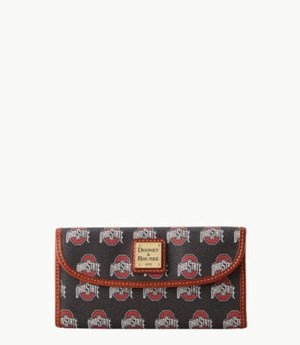 Black Dooney And Bourke NCAA Ohio State Continental Women's Clutch Bag | 92ODBUJGW