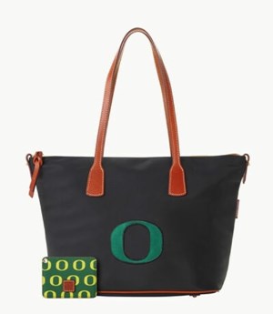 Black Dooney And Bourke NCAA Oregon Top Zip Women's Tote Bags | 40NXKRHAP