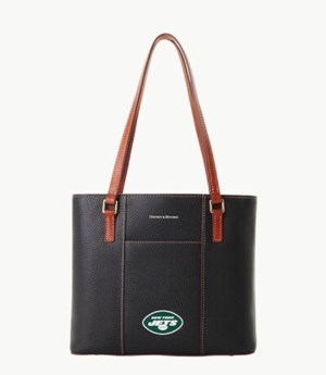 Black Dooney And Bourke NFL Jets Small Lexington Women's Tote Bags | 61KEACJQY