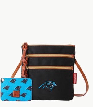 Black Dooney And Bourke NFL Panthers Women's Crossbody Bags | 21MIXVFOP