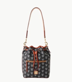 Black Dooney And Bourke NFL Raiders Women's Shoulder Bags | 68XWBPGNF