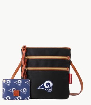 Black Dooney And Bourke NFL Rams Women's Crossbody Bags | 91RJQHNTG