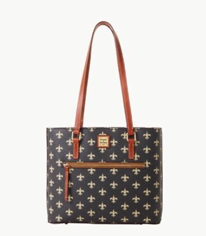 Black Dooney And Bourke NFL Saints Women's Shopper Bag | 63UBHFZJA