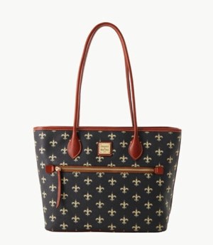 Black Dooney And Bourke NFL Saints Women's Tote Bags | 81SEMURBZ