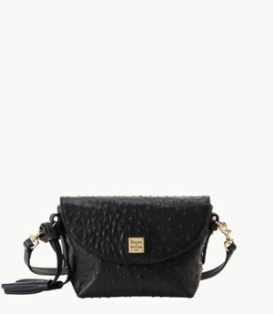 Black Dooney And Bourke Ostrich Women's Crossbody Bags | 01XZMRWLQ