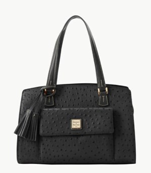 Black Dooney And Bourke Ostrich Women's Shoulder Bags | 43SPULCQM