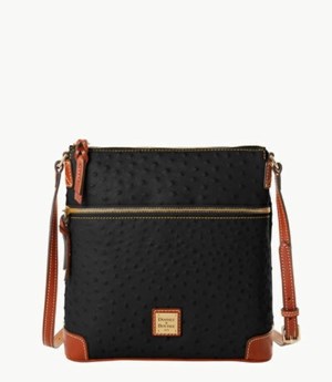 Black Dooney And Bourke Ostrich Women's Crossbody Bags | 75WFCELYH