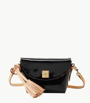 Black Dooney And Bourke Patent Women's Crossbody Bags | 63OQEXJZA