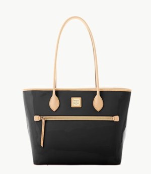 Black Dooney And Bourke Patent Women's Tote Bags | 17TALSHRC