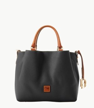 Black Dooney And Bourke Pebble Grain Barlow Women's Satchel Bags | 97GVERNJX