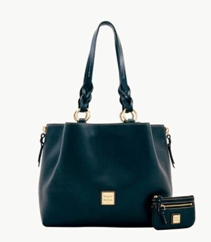 Black Dooney And Bourke Pebble Grain Large Women's Tote Bags | 31BOPISMF