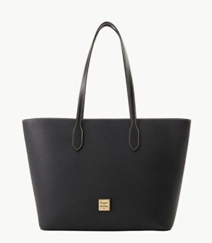 Black Dooney And Bourke Pebble Grain Large Women's Tote Bags | 89FYEGOZN