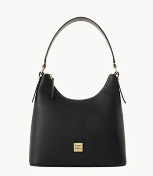 Black Dooney And Bourke Pebble Grain Women's Hobo Bag | 89WRQMPAJ