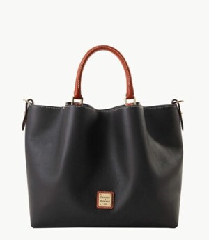 Black Dooney And Bourke Penrose Large Barlow Women's Tote Bags | 83QIRFTLZ