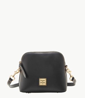 Black Dooney And Bourke Quincey Zip Domed Women's Crossbody Bags | 28CSARLKQ