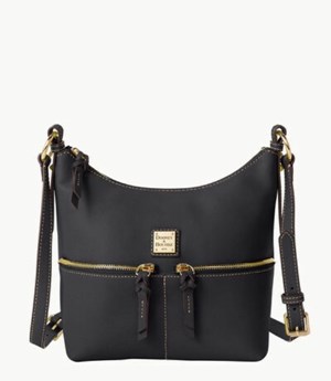 Black Dooney And Bourke Saffiano Alyssa Women's Crossbody Bags | 90EWTBSKX