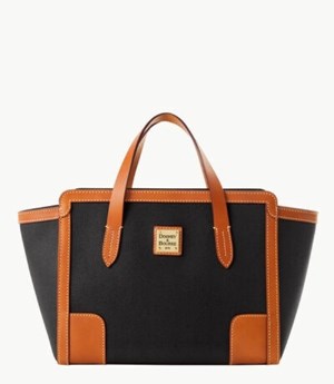 Black Dooney And Bourke Saffiano Small Women's Shopper Bag | 20ISNQVZO