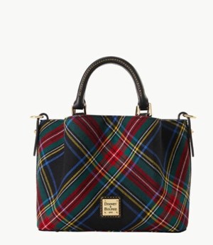 Black Dooney And Bourke Tartan Mini Barlow Women's Satchel Bags | 94YZVJCXL