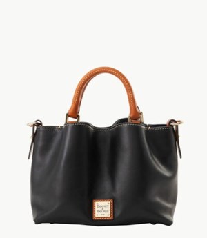 Black Dooney And Bourke Wexford Leather Mini Barlow Women's Satchel Bags | 35MUJNOHT