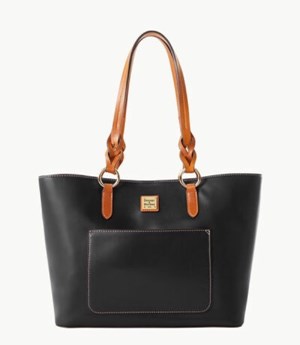 Black Dooney And Bourke Wexford Leather Tammy Women's Tote Bags | 49LFECSDH