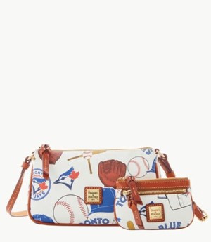 Blue Dooney And Bourke MLB Blue Jays Lexi Women's Crossbody Bags | 14SPGEVLF