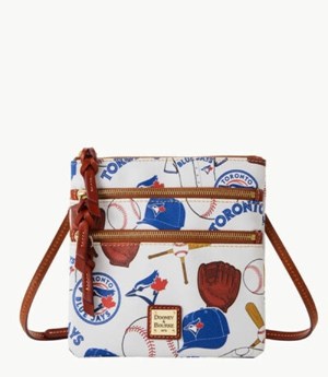 Blue Dooney And Bourke MLB Blue Jays Women's Crossbody Bags | 49GUENLAT